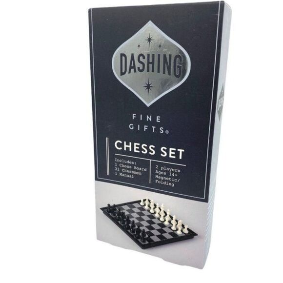Portable Chess Set New Stocking Stuffer - Picture 1 of 5